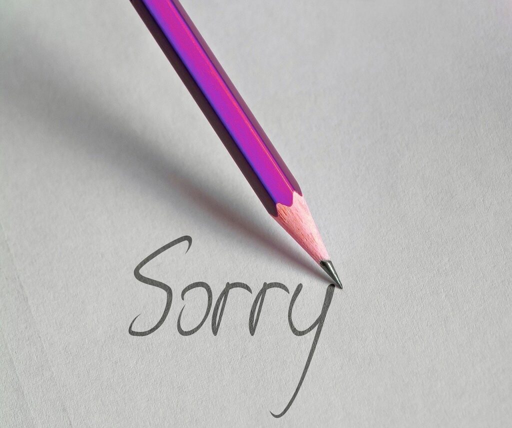 The Power of a Simple Apology